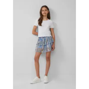 T-shirt κοντό με κυματιστή βάση, εφαρμογή Slim Fit για κορίτσι s.Oliver image-6