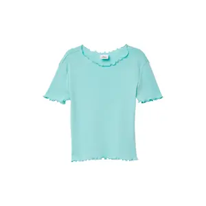 T-shirt κοντό με κυματιστή βάση, εφαρμογή Slim Fit για κορίτσι s.Oliver image-2