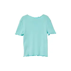 T-shirt κοντό με κυματιστή βάση, εφαρμογή Slim Fit για κορίτσι s.Oliver image-4