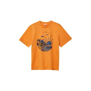 Jersey T-Shirt with Print Front Dropped Shoulders Child s.Oliver image-2