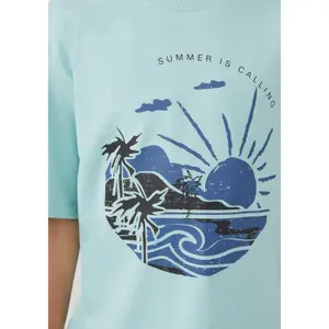 Jersey T-Shirt with Print Front Dropped Shoulders Child s.Oliver image-5