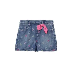 Loose Fit Denim Shorts with Bow Detail Girls s.Oliver image-2