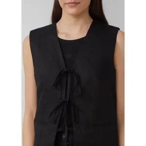 Linen women's gilet s.Oliver image-3