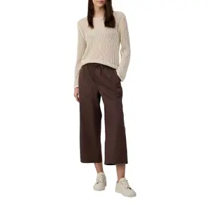 Pull en tricot aéré en lin mélangé avec motif ajouré femme s.Oliver image-6