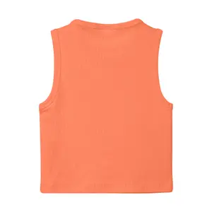 Slim Fit Ribbed Fabric Vest with Embroidery for Girls s.Oliver image-1