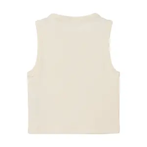 Slim Fit Ribbed Fabric Vest with Embroidery for Girls s.Oliver image-1