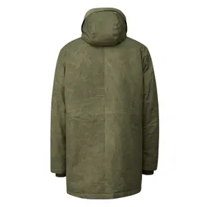 Parka lunga in cotone con cappuccio foderata in peluche e effetto tinto s.Oliver image-1