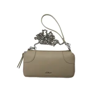 Faux Leather Wallet with Removable Chain Strap for Women s.Oliver image-0