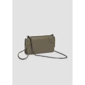 Faux Leather Wallet with Removable Chain Strap for Women s.Oliver image-3