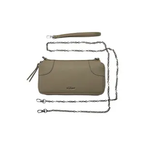Faux Leather Wallet with Removable Chain Strap for Women s.Oliver image-6