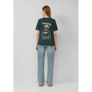 T-shirt Relaxed Fit με εκτύπωση εμπρός και πίσω γυναίκες s.Oliver image-4