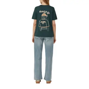 T-shirt Relaxed Fit με εκτύπωση εμπρός και πίσω γυναίκες s.Oliver image-5