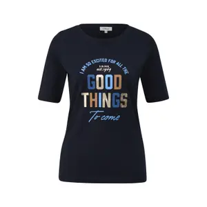 T-shirt με εκτύπωση μπροστά γυναίκα s.Oliver image-0