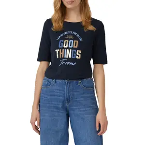 T-shirt με εκτύπωση μπροστά γυναίκα s.Oliver image-2