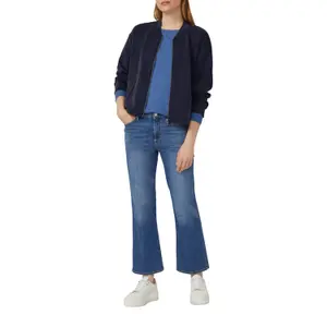 Γυναικείο μακρυμάνικο T-shirt Slim Fit από βαμβάκι με λαιμόκοψη bateau s.Oliver image-4