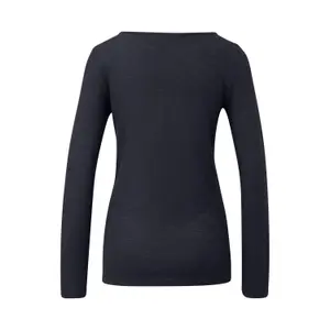 Γυναικείο μακρυμάνικο T-shirt Slim Fit από βαμβάκι με λαιμόκοψη bateau s.Oliver image-1