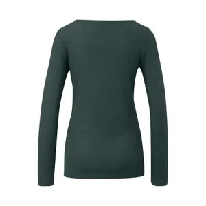 Γυναικείο μακρυμάνικο T-shirt Slim Fit από βαμβάκι με λαιμόκοψη bateau s.Oliver image-1