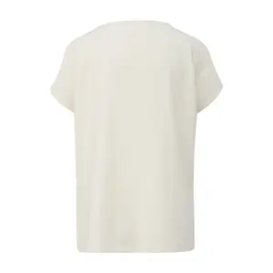Γυναικείο T-shirt Με Υφή Relaxed Fit Με Στρογγυλή Λαιμόκοψη s.Oliver image-1
