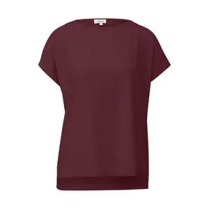 Γυναικείο T-shirt Με Υφή Relaxed Fit Με Στρογγυλή Λαιμόκοψη s.Oliver image-0