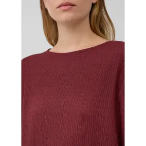 Γυναικείο T-shirt Με Υφή Relaxed Fit Με Στρογγυλή Λαιμόκοψη s.Oliver image-3