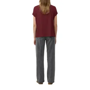 Γυναικείο T-shirt Με Υφή Relaxed Fit Με Στρογγυλή Λαιμόκοψη s.Oliver image-5