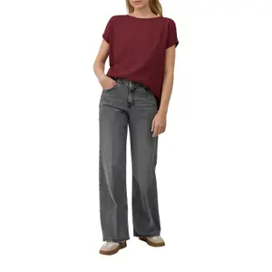 Γυναικείο T-shirt Με Υφή Relaxed Fit Με Στρογγυλή Λαιμόκοψη s.Oliver image-6