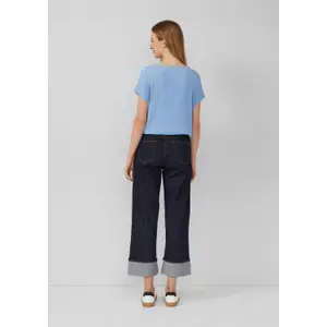 Γυναικείο T-shirt Με Υφή Relaxed Fit Με Στρογγυλή Λαιμόκοψη s.Oliver image-4