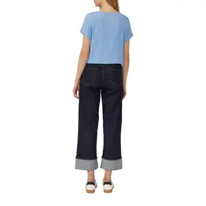 Γυναικείο T-shirt Με Υφή Relaxed Fit Με Στρογγυλή Λαιμόκοψη s.Oliver image-5