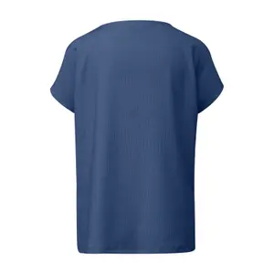 Γυναικείο T-shirt Με Υφή Relaxed Fit Με Στρογγυλή Λαιμόκοψη s.Oliver image-1
