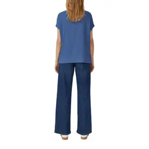 Γυναικείο T-shirt Με Υφή Relaxed Fit Με Στρογγυλή Λαιμόκοψη s.Oliver image-5