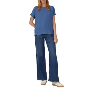 Γυναικείο T-shirt Με Υφή Relaxed Fit Με Στρογγυλή Λαιμόκοψη s.Oliver image-6