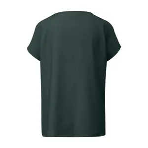 Γυναικείο T-shirt Με Υφή Relaxed Fit Με Στρογγυλή Λαιμόκοψη s.Oliver image-1