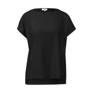 Γυναικείο T-shirt Με Υφή Relaxed Fit Με Στρογγυλή Λαιμόκοψη s.Oliver image-0