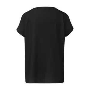 Γυναικείο T-shirt Με Υφή Relaxed Fit Με Στρογγυλή Λαιμόκοψη s.Oliver image-1