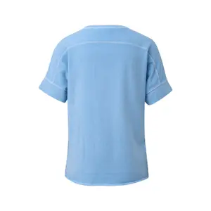 T-shirt Ξεθωριασμένο Relaxed Fit με διακοσμητικές ραφές γυναίκα s.Oliver image-1