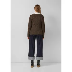 Pull en maille douce Relaxed Fit avec col V femme s.Oliver image-4