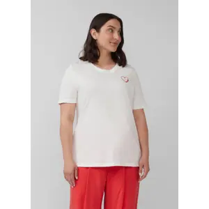 Γυναικείο t-shirt με κέντημα από βαμβακερό ζέρσεϊ s.Oliver image-5