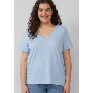 T-shirt από φλαμπούρ νήμα με V λαιμόκοψη γυναικείο s.Oliver image-5
