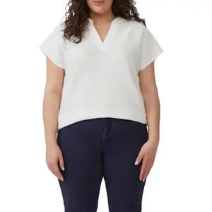 T-shirt σε μίγμα βισκόζης relaxed fit γυναικείο s.Oliver image-0