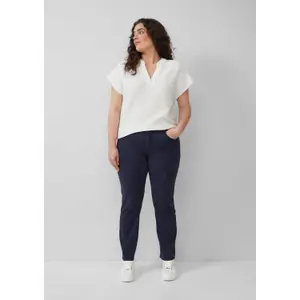 T-shirt σε μίγμα βισκόζης relaxed fit γυναικείο s.Oliver image-6
