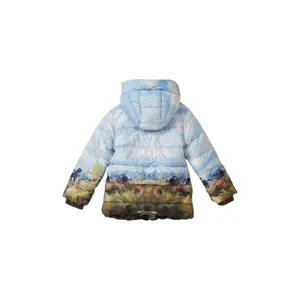 Manteau outdoor acolchado con capucha y estampado artwork para bebé niño s.Oliver image-4