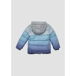 Manteau outdoor acolchado con capucha y estampado artwork para bebé niño s.Oliver image-1