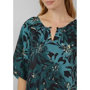 Γυναικεία μπλούζα από μίξη βισκόζης με πτυχώσεις s.Oliver image-3