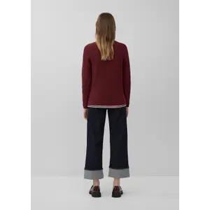 Πουλόβερ από μείγμα βαμβακιού με V λαιμόκοψη γυναίκα s.Oliver image-4