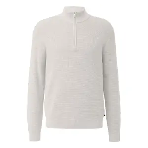 Pull en maille de coton à col camionneur s.Oliver image-4