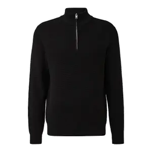 Pull en maille de coton à col camionneur s.Oliver image-4