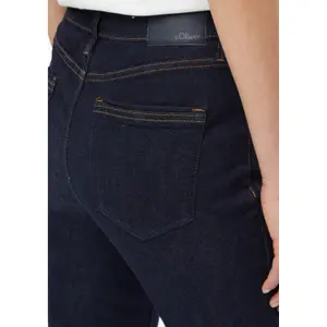 Jeans Slim a vita media gamba forma 5 tasche donna s.Oliver Betsy image-3
