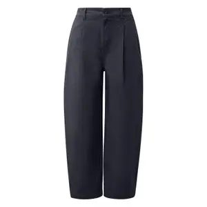 Γυναικείο παντελόνι Relaxed Fit από ελαστικό βαμβάκι με Barrel Leg s.Oliver image-0