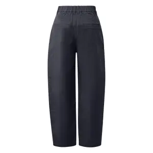 Γυναικείο παντελόνι Relaxed Fit από ελαστικό βαμβάκι με Barrel Leg s.Oliver image-1
