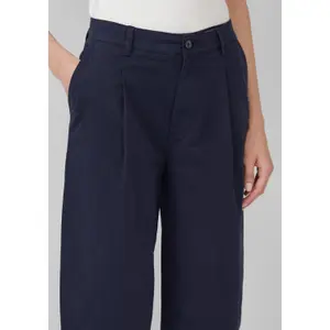 Γυναικείο παντελόνι Relaxed Fit από ελαστικό βαμβάκι με Barrel Leg s.Oliver image-3